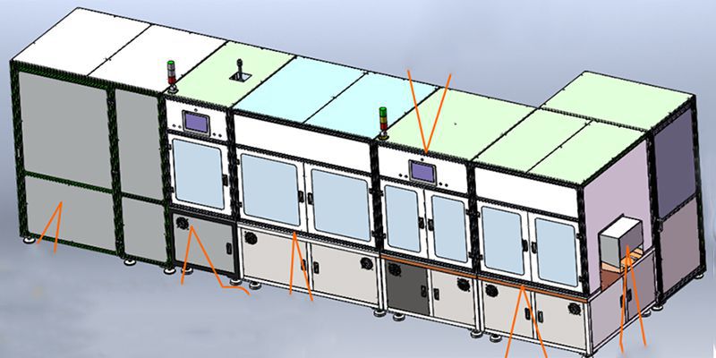 Línea automática de producción de rollos de membrana ósmosis inversa (OI)